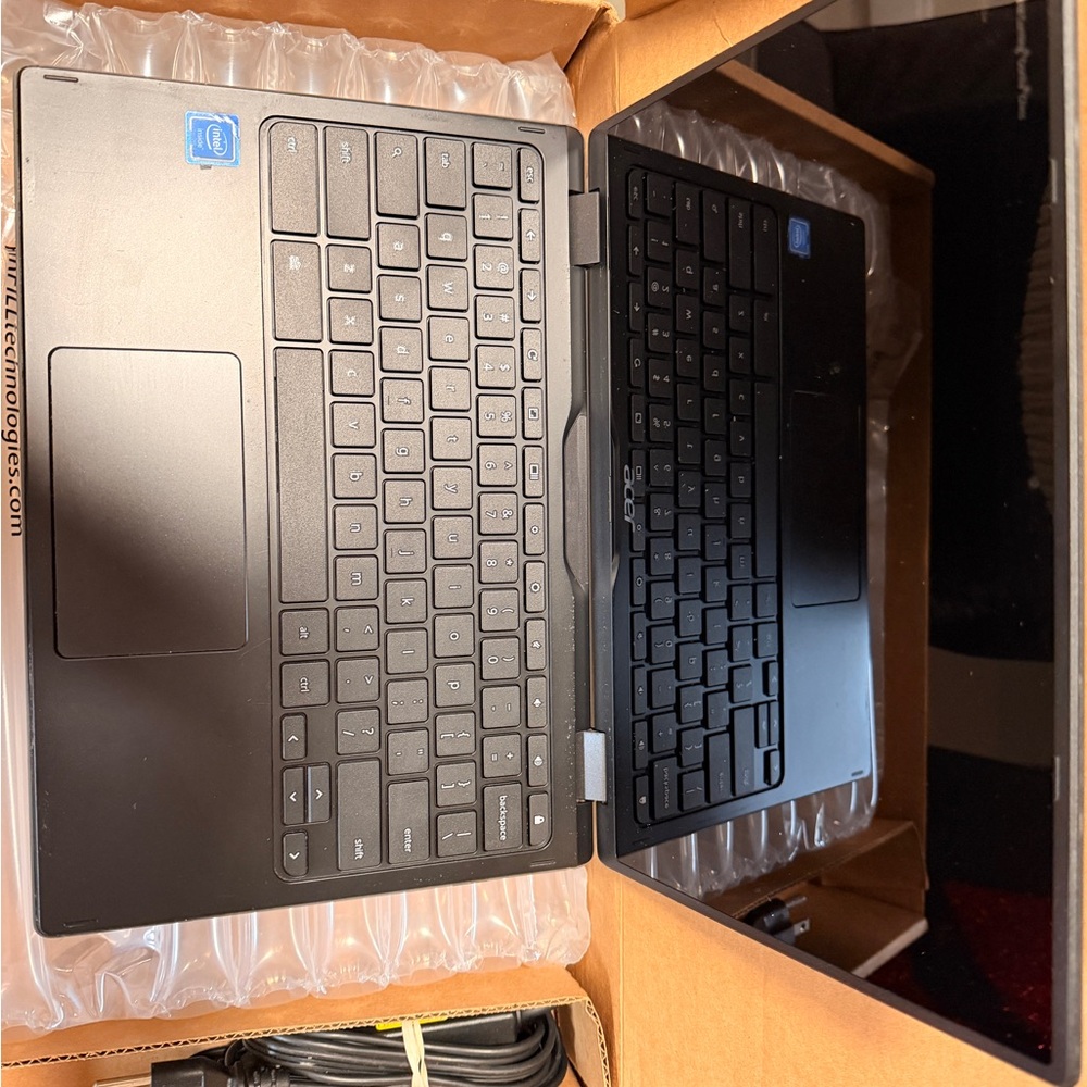 Acer Black Laptop with Modern Design